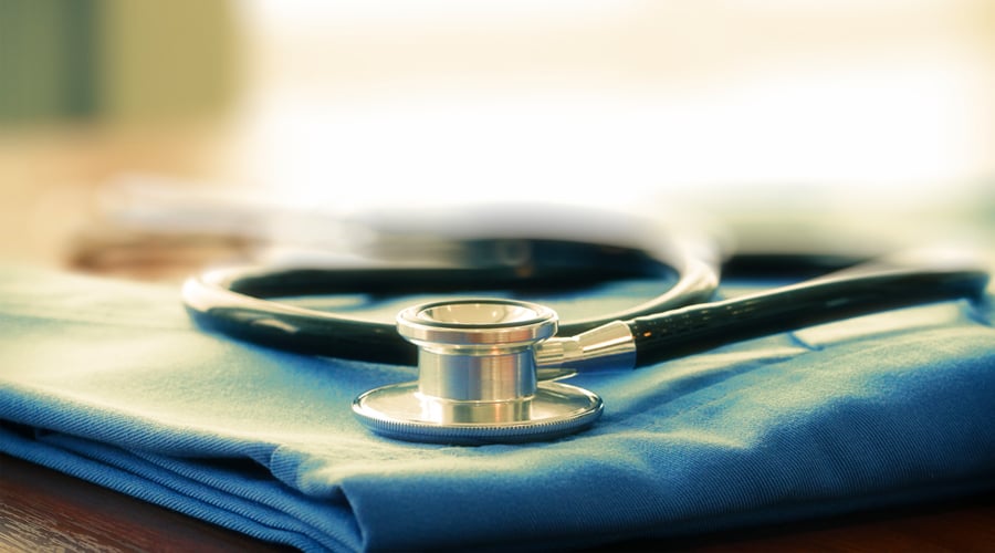 Stethoscope on Fabric