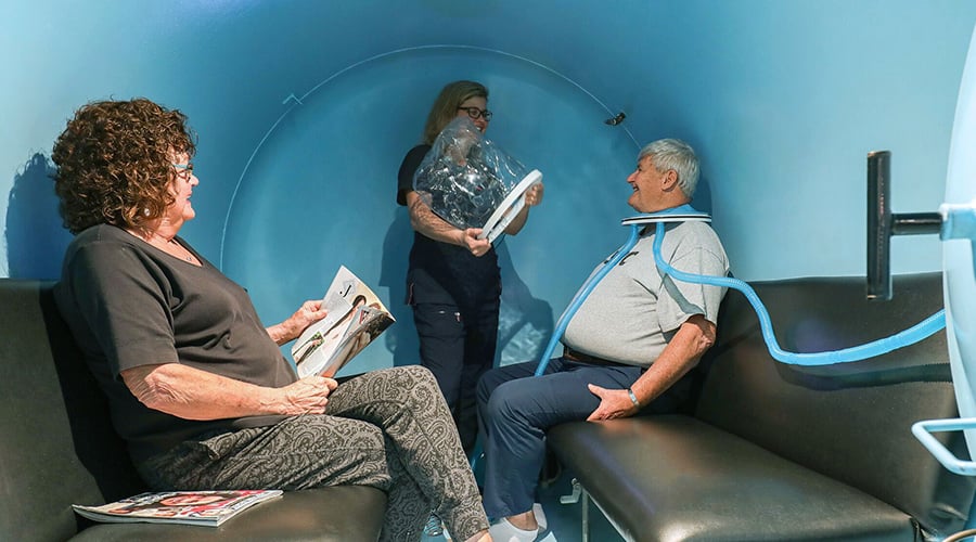 HMS New England Multiplace Hyperbaric Oxygen